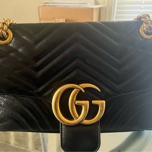 Gucci Medium Marmot Matelassè shoulder bag